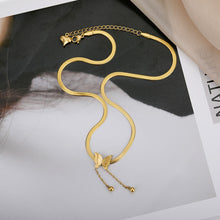 Butterfly Snake-Chain Choker Necklace - Sun Imperial product photo 4