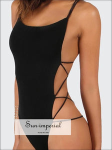 Sun-imperial Cami Bodysuit with Strappy back High Street Fashion casual style, chick sexy sporty street SUN-IMPERIAL United States