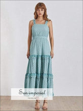Fano Lace Ruffle Cami-Strap Maxi Dress - Sun Imperial product photo 3