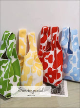 Floral Knit Tote Bag - Sun Imperial product photo 2