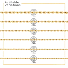 Gold-Tone Stainless Steel Rope-Chain Necklace - Sun Imperial product photo 7