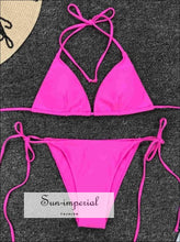 Halter-Tie Brazilian Bikini Set - Sun Imperial product photo 12