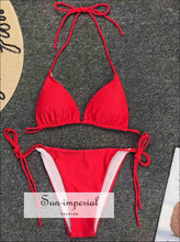Halter-Tie Brazilian Bikini Set - Sun Imperial product photo 22