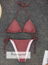 Halter-Tie Brazilian Bikini Set - Sun Imperial product photo 25
