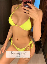 Halter-Tie Brazilian Bikini Set - Sun Imperial product photo 4