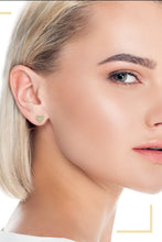 Heart CZ Stud Earrings — Style 2 - Sun Imperial product photo 2