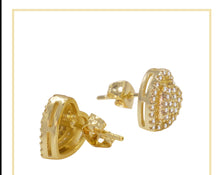 Heart CZ Stud Earrings — Style 2 - Sun Imperial product photo 3