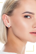 Heart CZ Stud Earrings — Style 2 - Sun Imperial product photo 7