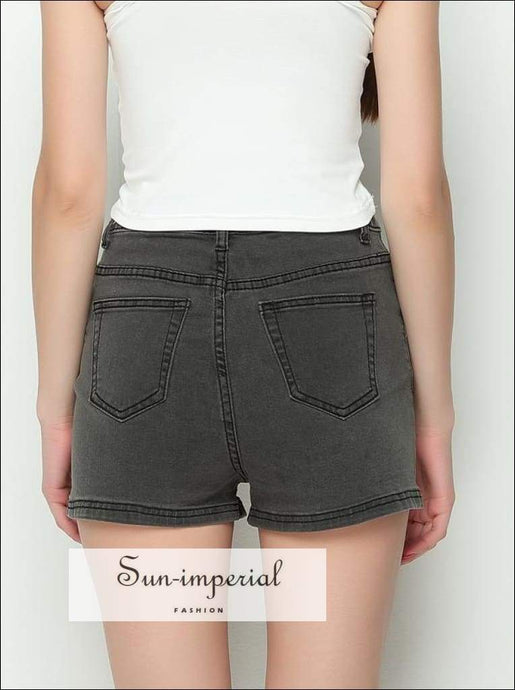 Sun-imperial High Quality!! 2016 Summer Women High Waist Denim Shorts Female Short Jeans 3 Colors