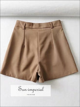 High-Waist Tailored A-Line Shorts - Sun Imperial product photo 6