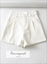 High-Waist Tailored A-Line Shorts - Sun Imperial product photo 8