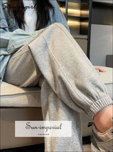 High-Waist Wide-Leg Jogger Sweatpants - Sun Imperial product photo 2
