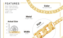 Men's 14K Gold-Filled Cuban Link Bracelet - Sun Imperial product photo 5