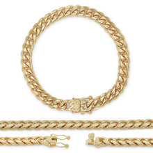 Men's 14K Gold-Plated Steel Cuban Bracelet - Sun Imperial product photo 3