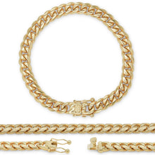 Men's 14K Gold-Plated Steel Cuban Bracelet - Sun Imperial product photo 9