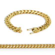Men's 18K Gold-Plated Steel Cuban Bracelet - Sun Imperial product photo 13