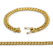 Men's 18K Gold-Plated Steel Cuban Bracelet - Sun Imperial product photo 14