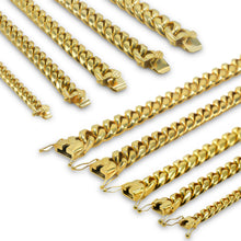 Men's 18K Gold-Plated Steel Cuban Bracelet - Sun Imperial product photo 5