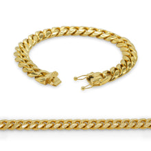 Men's 18K Gold-Plated Steel Cuban Bracelet - Sun Imperial product photo 8