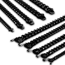 Men's Black Stainless Steel Cuban Bracelet - Sun Imperial product photo 2