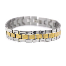 Men's Two-Tone Stainless Steel Link Bracelet - Sun Imperial product photo 1