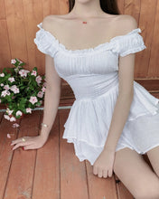 Off-Shoulder Ruffle Romper - Sun Imperial product photo 1
