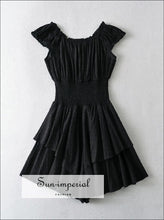 Off-Shoulder Ruffle Romper - Sun Imperial product photo 2