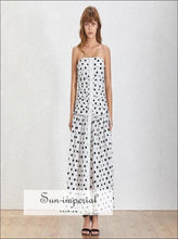 Olivia Polka-Dot Ruched Tube Midi Dress - Sun Imperial product photo 1