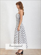 Olivia Polka-Dot Ruched Tube Midi Dress - Sun Imperial product photo 4