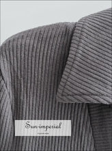 Open-Collar Ribbed Long-Sleeve Bodycon Midi Dress - Sun Imperial product photo 6