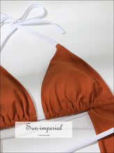 Orange Wrap-Around Cutout Swimsuit - Sun Imperial product photo 3