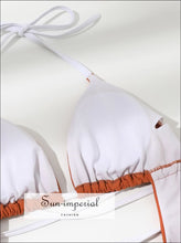 Orange Wrap-Around Cutout Swimsuit - Sun Imperial product photo 4