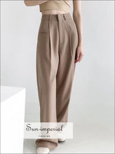 Pleated wide leg tailored trousers - Sun Imperial (photo 1)