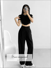 Pleated wide leg tailored trousers - Sun Imperial (photo 5)