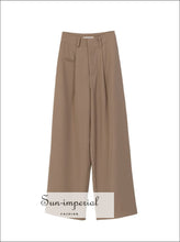 Pleated wide leg tailored trousers - Sun Imperial (photo 8)