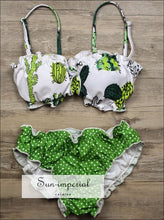 Printed Strapless Ruffle Bikini Set - Sun Imperial product photo 2
