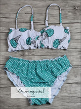 Printed Strapless Ruffle Bikini Set - Sun Imperial product photo 4