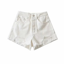 Retro Frayed-Cuff Denim Shorts - Sun Imperial product photo 8