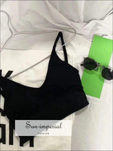 Sun-imperial Rib Bralet with Removeable Padding High Street Fashion
