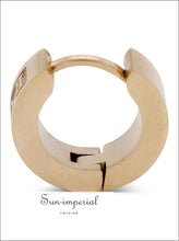 Roman numeral huggie hoop earrings - Sun Imperial (photo 16)