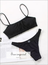 Ruched Bikini Set in Solid and Printed Designs - Sun Imperial product photo 10