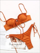 Ruched Bikini Set in Solid and Printed Designs - Sun Imperial product photo 15