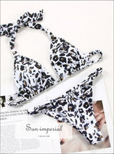 Ruched Bikini Set in Solid and Printed Designs - Sun Imperial product photo 2