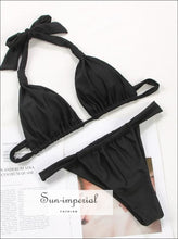Ruched Bikini Set in Solid and Printed Designs - Sun Imperial product photo 3