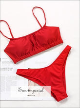 Ruched Bikini Set in Solid and Printed Designs - Sun Imperial product photo 6