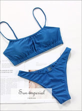 Ruched Bikini Set in Solid and Printed Designs - Sun Imperial product photo 8