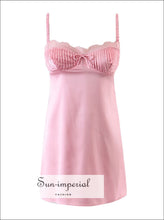 Satin Embroidered Cami Mini Dress - Sun Imperial product photo 2