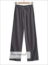 Side-Stripe High-Waist Joggers - Sun Imperial product photo 10