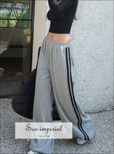Side-Stripe High-Waist Joggers - Sun Imperial product photo 1