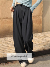 Slouchy pleated tailored trousers - Sun Imperial (photo 1)